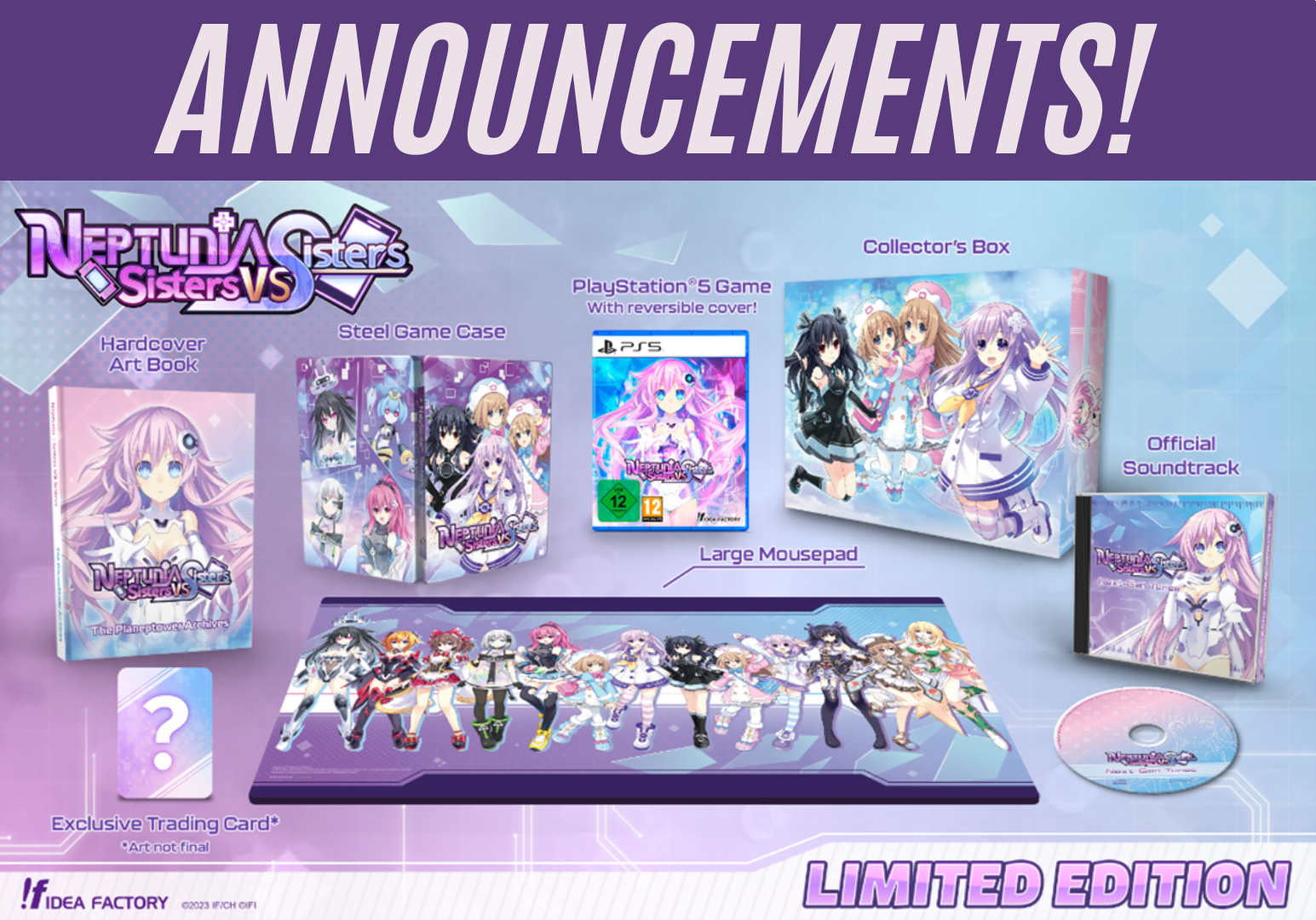 NEPTUNIA: SISTERS VS SISTERS GODDESS CANDIDATES TRAILER + LIMITED EDIT ...