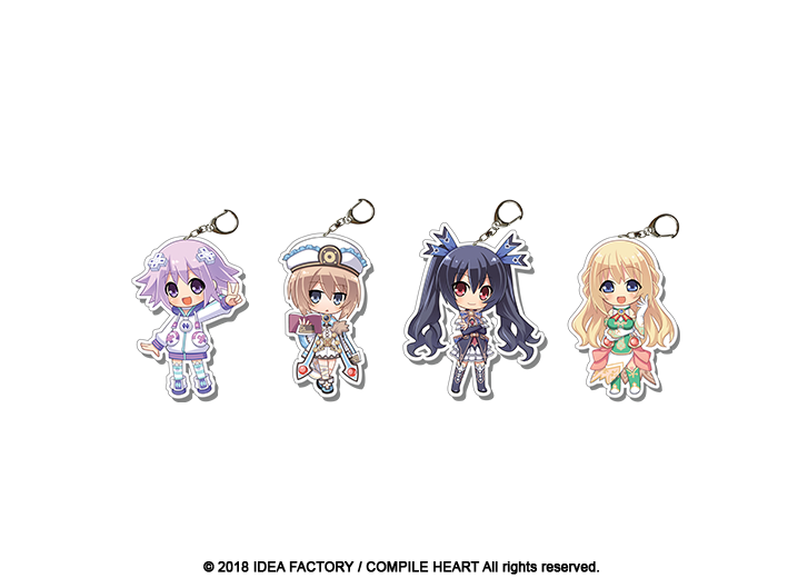 Neptunia Acrylic Charms