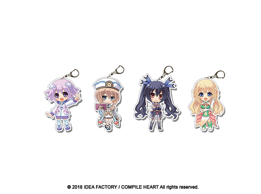 Neptunia Acrylic Charms