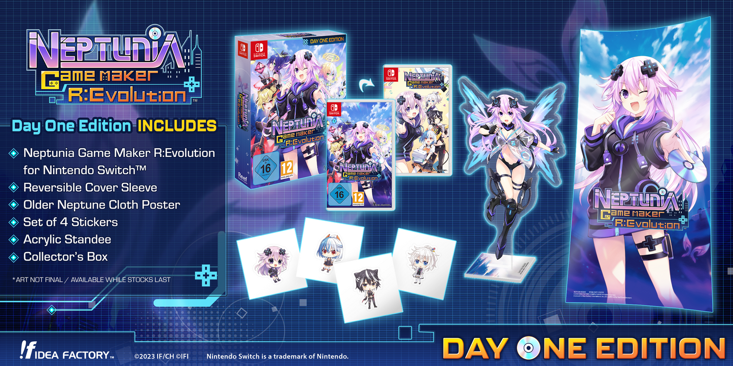 Neptunia Game Maker R:Evolution / Neptunia: Sisters VS Sisters - Day One  Edition Dual Pack Plus - Nintendo Switch™