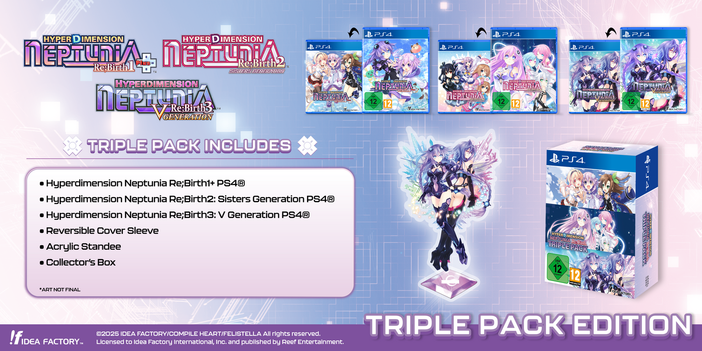 Hyperdimension Neptunia™ Re;Birth Series (1-3) Triple Pack - PS4®