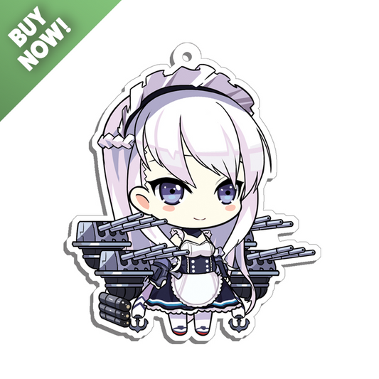Azur Lane Acrylic Charms - 2 inch - Belfast
