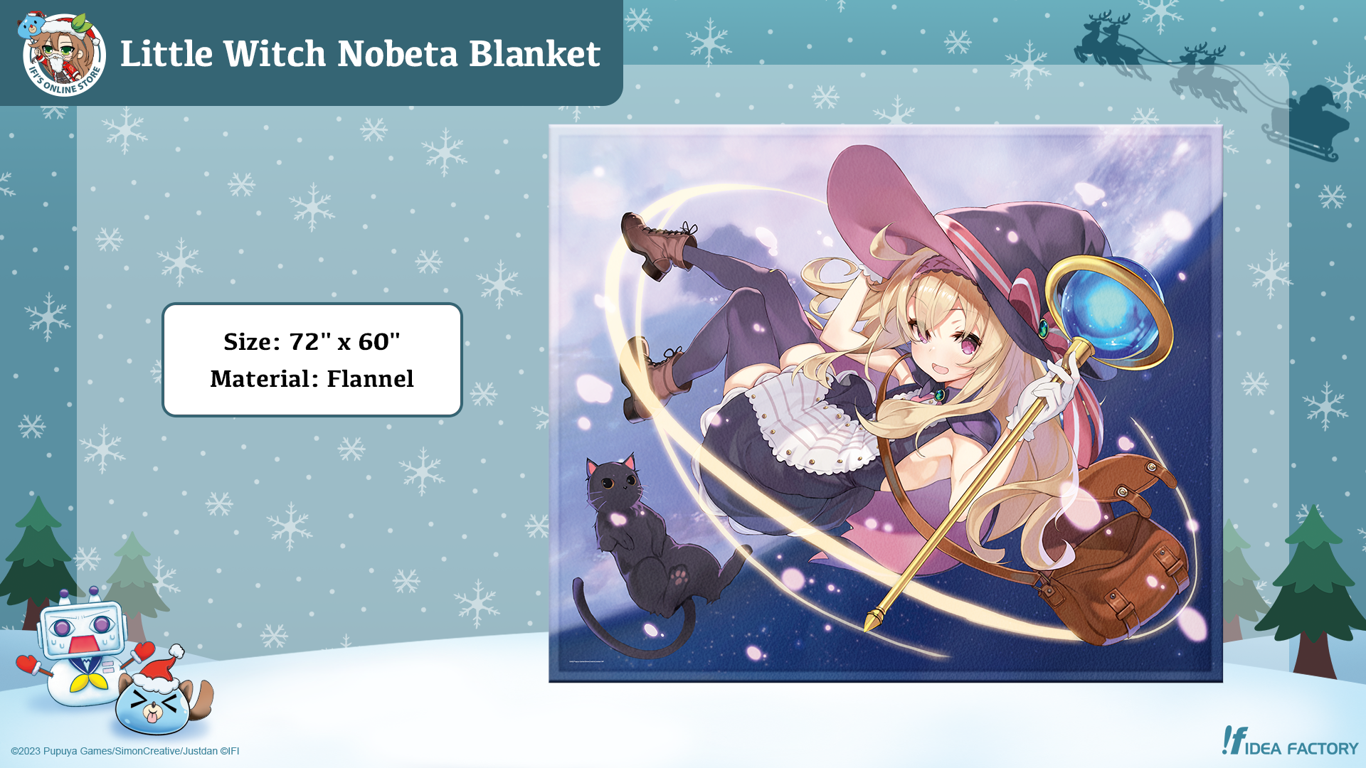 Little Witch Nobeta Blanket