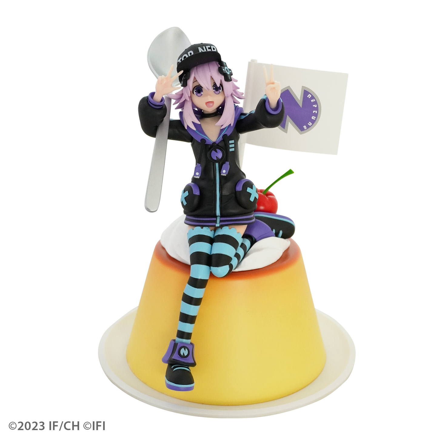 Top Nep Pudding Figure - IFI 10th Anniversary Ver ( Black )